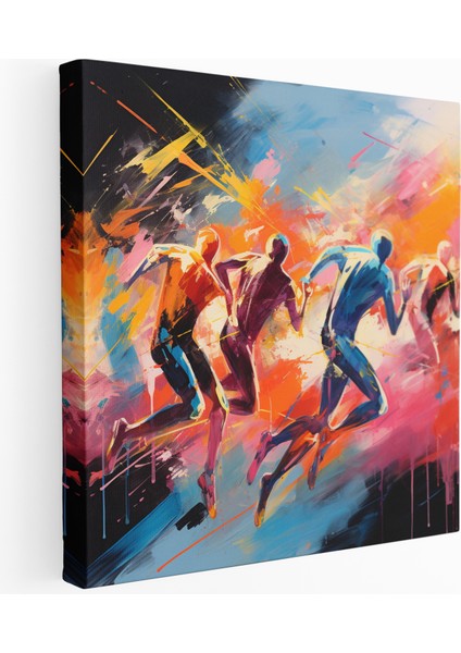 Dinamik Sporcu - Kanvas Tablo