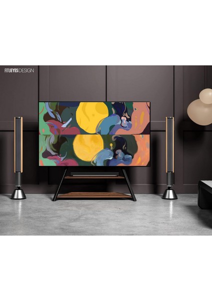 Tv Standı 75–100", Ayarlanabilir Yükseklik, Döndürülebilir, 85 kg fiyatları