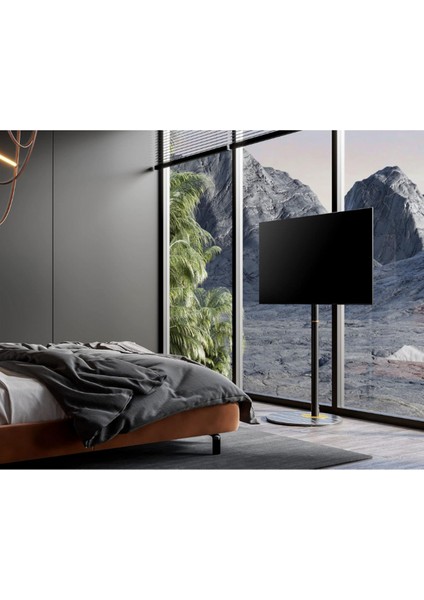 Tv Standı 32-60 inç, Yüksekliği Ayarlanabilir & Döndürülebilir, Lüks Tasarım fiyatları