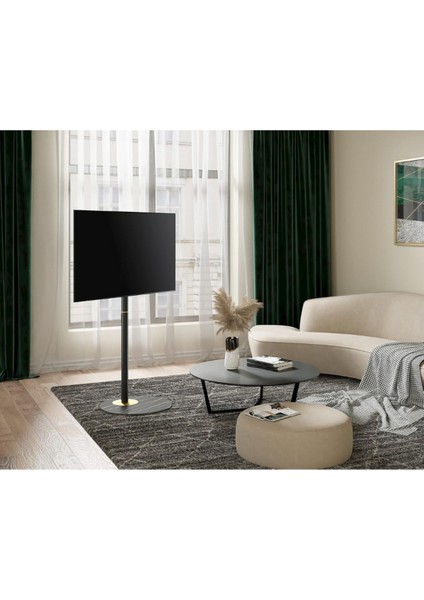 Tv Standı 32-60 inç, Yüksekliği Ayarlanabilir & Döndürülebilir, Lüks Tasarım fırsatları