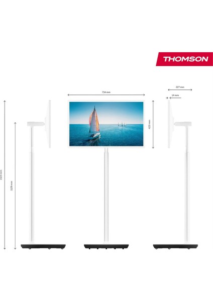 32” Go Tv Taşınabilir Android Tv, Hd Ready, Bluetooth ve 4 Saat Pil ile fiyatları