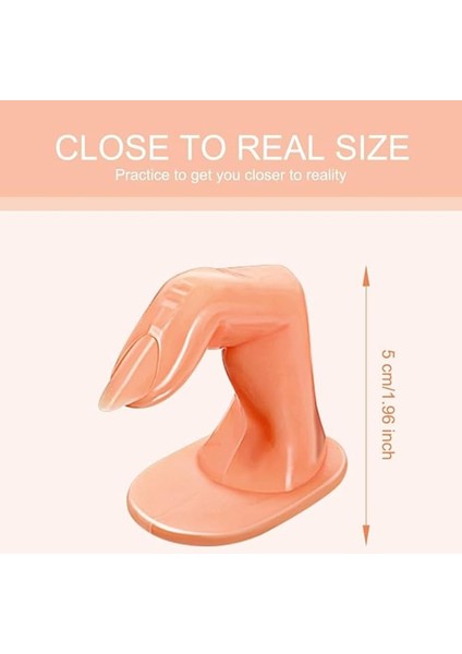 5’li Protez Tırnak Eğitim Parmağı – Manikür, Nail Art, Akrilik & Jel Çalışma Seti modelleri
