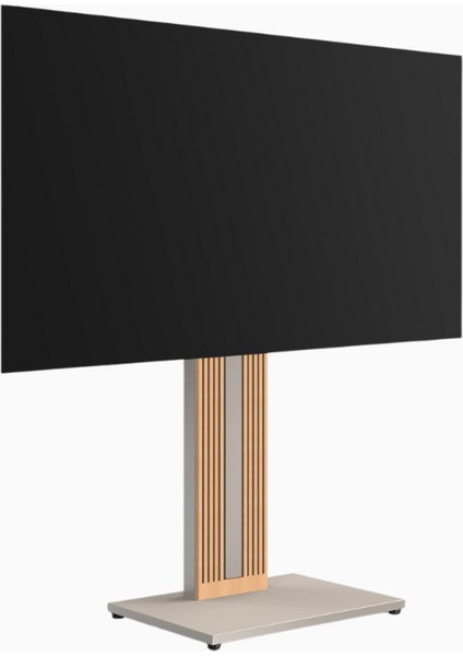 Zen Tv Standı 32–65", Ayarlanabilir Yükseklik, Dönebilir, Masif Kayın