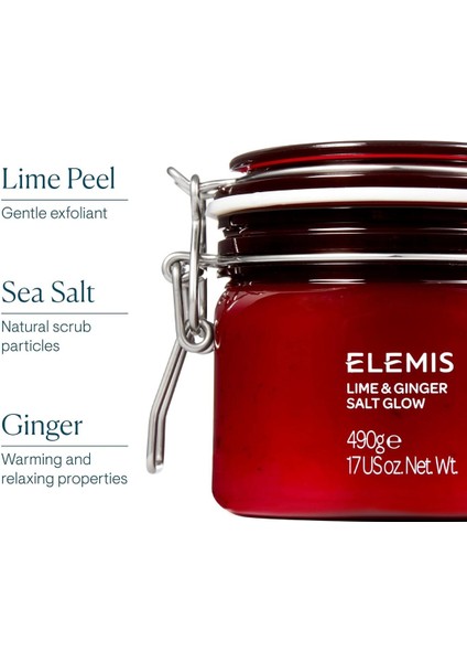 Ferahlık ve Yumuşaklık Peelingi- Exotic Lime & Ginger Salt Glow 490G fırsatları