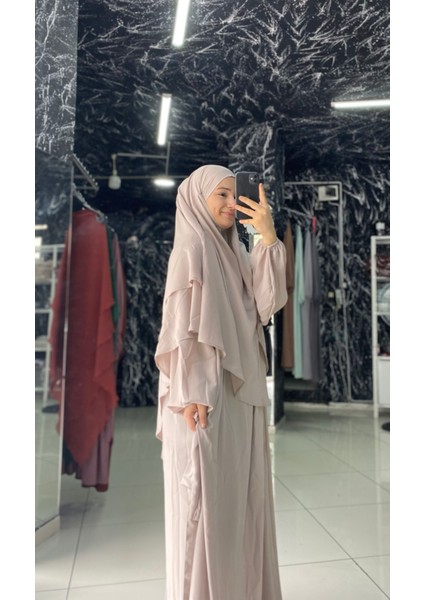 Açelya Takım Ferace Sufle Peçe 3 Parça fiyatları