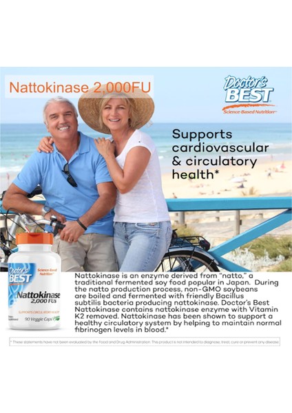 Doctor's Best Nattokinase - 2000 Fu 90 Veg Capsul.orj Usa Menşei. 4041 fırsatları