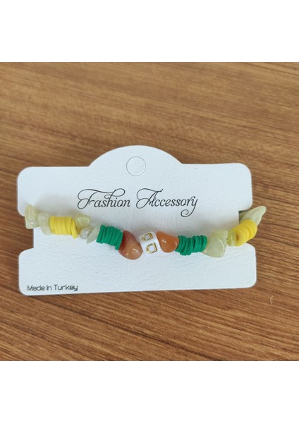 Yazlık Kuvars & Heishi Boncuklu Bohem Bileklik fiyatları