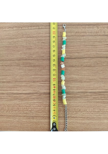 Yazlık Kuvars & Heishi Boncuklu Bohem Bileklik modelleri