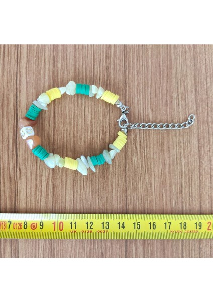 Yazlık Kuvars & Heishi Boncuklu Bohem Bileklik fırsatları
