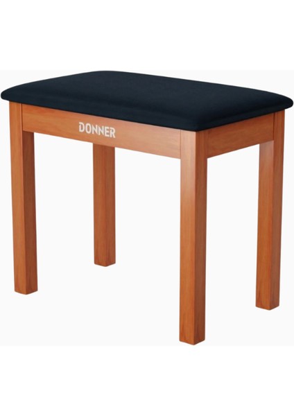 EC2088 Piyano Taburesi, Ahşap, Saklama Alanlı ve Süet Minderli