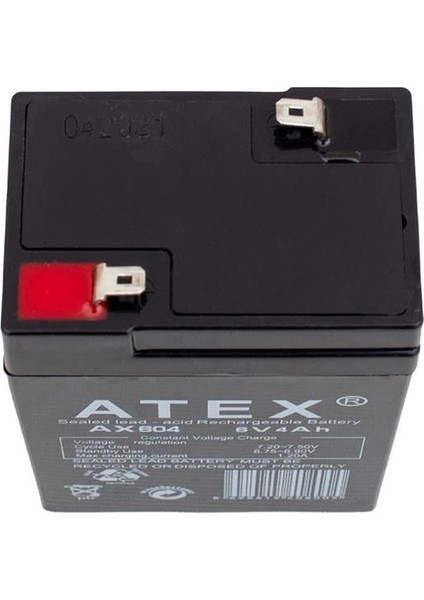 6 Volt 4 Ah Işıldak Aküsü (70*48*101 Mm) modelleri