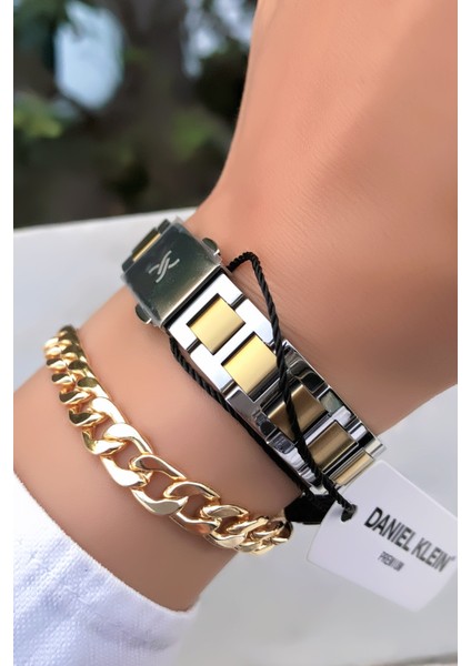 Gold Gümüş Renk Çelik Kadın Kol Saati 3 Atm Su Geçirmezlik Bileklik Hediyeli indirimleri