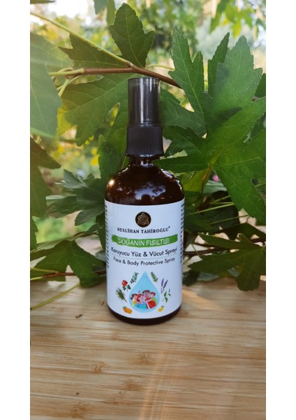 Doğanın Fısıltısı Yüz & Vücut Spreyi 100 ml cam amber şişe (17 Uçucu Yağ Karışımı Içeren Nemlendirici Aromaterapi Spreyi)( DOĞAL SİNEK KOVUCU SPREY ) fiyatları