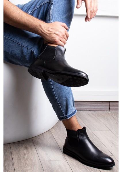 Black Davıes %100 Hakiki Deri Garantisi Siyah Erkek Bot fırsatları