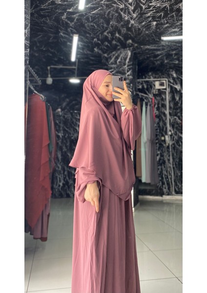 Açelya Takım Ferace Sufle Peçe 3 Parça