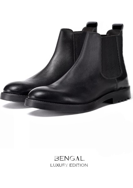 Man Paolo %100 Orjinal Deri Siyah Erkek Kışlık Bot modelleri