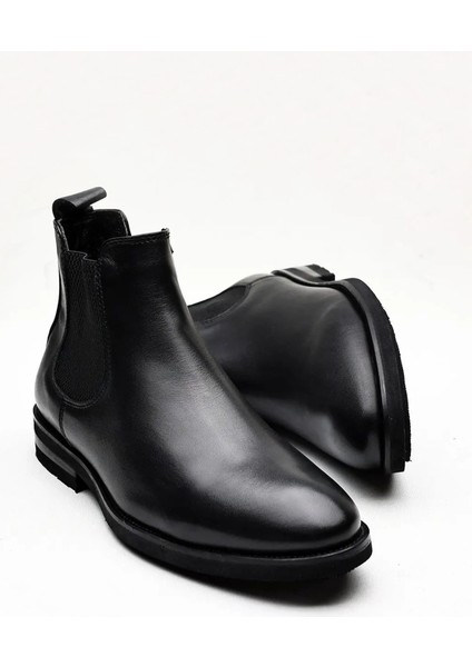 %100 Hakiki Deri Garantili Siyah Chealse Erkek Bot fırsatları
