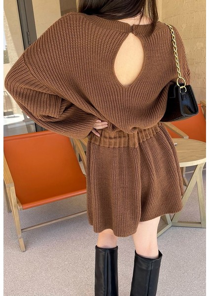 Büzgülü Düşük Kol Çelik Örme Tek Parça Triko Tulum fiyatları