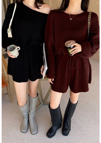 Büzgülü Düşük Kol Çelik Örme Tek Parça Triko Tulum fiyatları