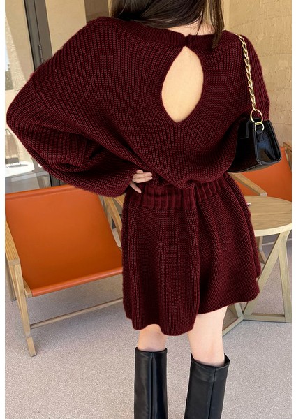 Büzgülü Düşük Kol Çelik Örme Tek Parça Triko Tulum modelleri