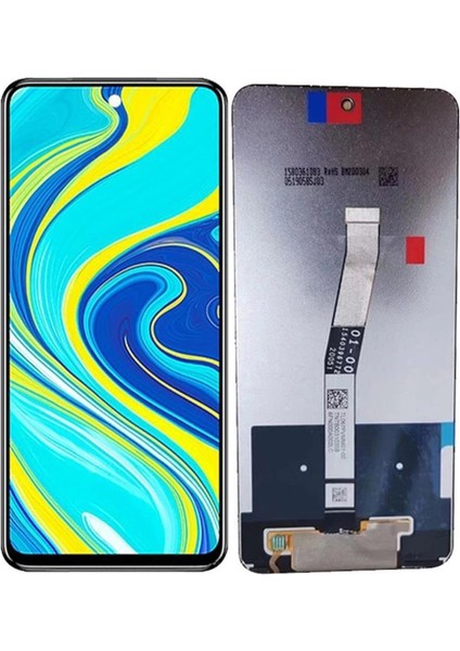 Xiaomi Uyumlu Redmi Note 9s LCD Ekran Dokunmatik Siyah Çıtasız Servis
