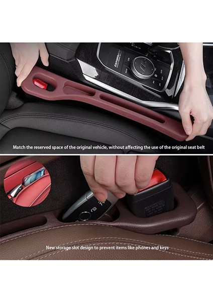 Yeni Nesil Esnek Telefon Cüzdan Anahtar Para Düşme Engelleyici Araç Koltuk Arası Düzenleyici Kırmızı fiyatları