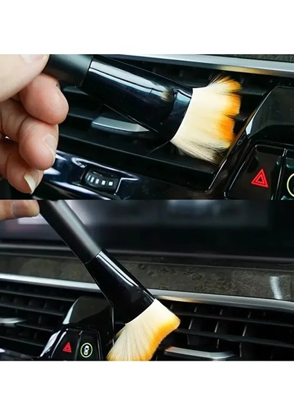 Uzun Araç Oto Araba Klima Havalandırma Detaylı Temizlik Fırçası Premium Yumuşak Tüylü indirimleri