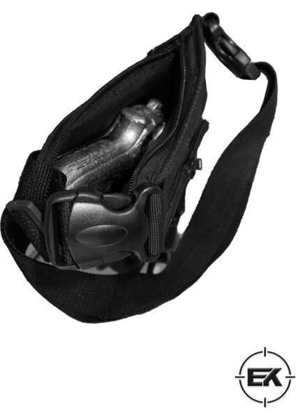 Özel Bölmeli Tactical Tabanca Taşımalı Bel ve Bacak Çantası – Siyah fiyatları