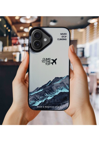 Iphone 16 Uyumlu Dağ Temalı Darbe Emici Telefon Kılıfı MK01A