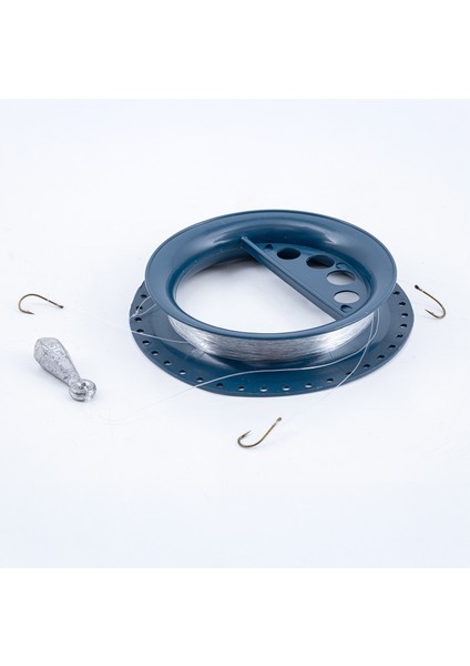 Sazan El Oltası Takımı - Büyük Kasnak - Savage - 3 Iğneli - Dip Olta - Kurşunlu