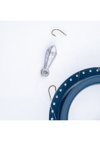 Sazan El Oltası Takımı - Büyük Kasnak - Savage - 3 Iğneli - Dip Olta - Kurşunlu modelleri