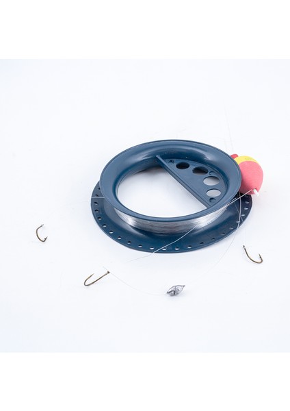 Sazan El Oltası Takımı - Büyük Kasnaklı - Savage - 3 Iğneli - Evalı