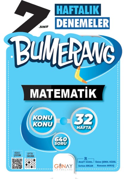7. Sınıf Bumerang Serisi 32 Haftalık Denemeler Matematik Fen Bilimleri Sosyal Bilgiler Din Kültürü Seti 2026 Güncel Basım fiyatları