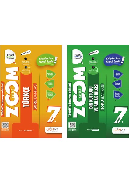 7. Sınıf Zoom Serisi Türkçe Din Kültürü ve Ahlak Bilgisi Soru Bankası Seti 2026 Güncel Basım