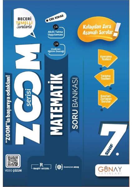 7. Sınıf Zoom Serisi Türkçe Matematik Fen Bilimleri Din Kültürü ve Ahlak Bilgisi Soru Bankası Seti 2026 Güncel Basım modelleri