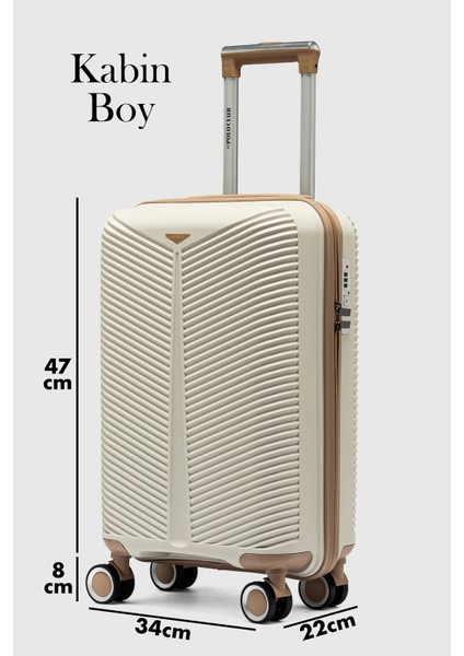 My-Pp Bilbao Tekerlekli Kırılmaz Valiz 3'lü Set Bavul