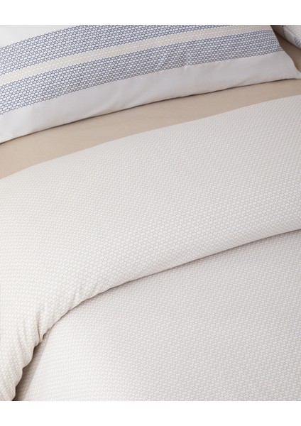 Pure Line Kolay Ütülenir Çift Kişilik Nevresim Takımı 200X220 cm Bej