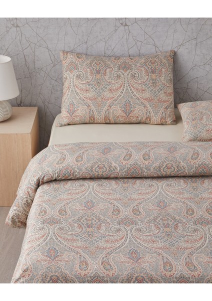 Boho Chic Pamuk Çift Kişilik Nevresim Takımı 200X220 cm Bej fiyatları