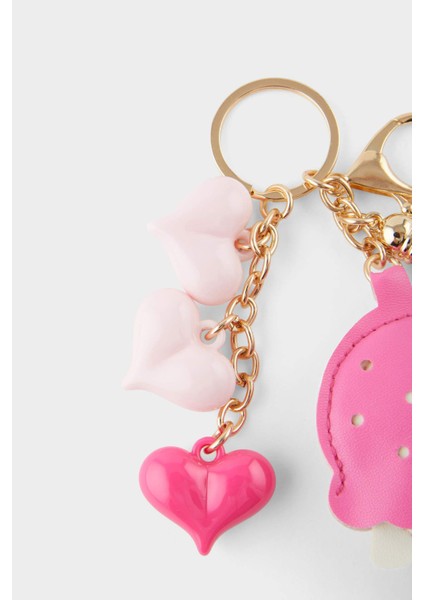 Kadın Dondurmalı Gold Charm Anahtarlık F6957AXNS modelleri