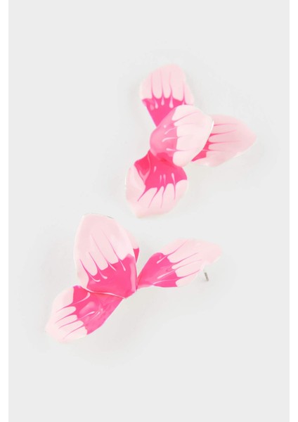 Kadın Pembe Çiçek Küpe F9975AXNS fiyatları