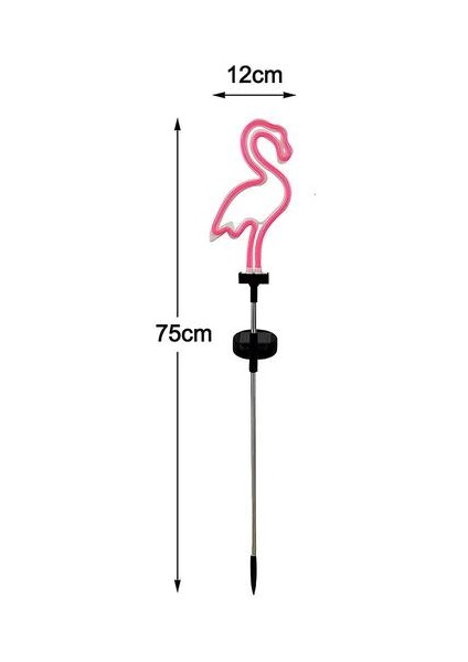 2 Adet Pembe Neon Flamingo Güneş Bahçe Işıkları Açık Güneş Yolu Işıkları (Yurt Dışından) fiyatları