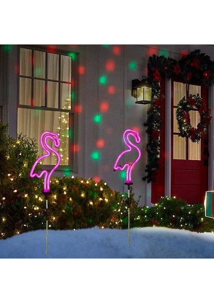 2 Adet Pembe Neon Flamingo Güneş Bahçe Işıkları Açık Güneş Yolu Işıkları (Yurt Dışından) modelleri