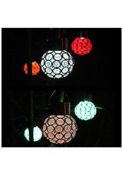 Güneş Topu Asma LED Lamba Açık Manzara Renk Değişimi Geçit Işığı (Beyaz) (Yurt Dışından) modelleri