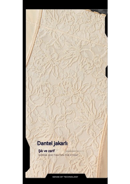 Hafif Lüks Dantel Jakarlı Vücut Tunik Şekillendirme Karın Kontrol Pantolon (Yurt Dışından) fırsatları
