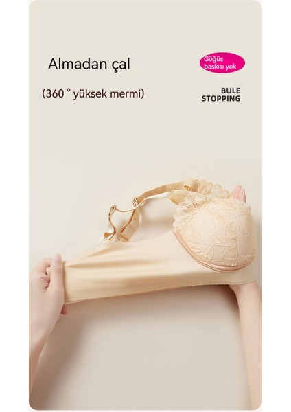 Dantel Iç Çamaşırı Mesh Derin V Anti Sarkma Yumuşak Destek Sütyen (Yurt Dışından) fiyatları