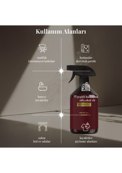 Oriantal Amber Room Spray Oda Spreyi 500 ml modelleri