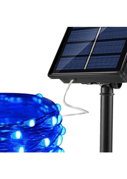 Güneş Perisi Işıkları Dış Mekan Güneş Enerjili LED Dize Işıkları Su Geçirmez Birkaç Renk Seçin (Mavi) (Yurt Dışından) fırsatları
