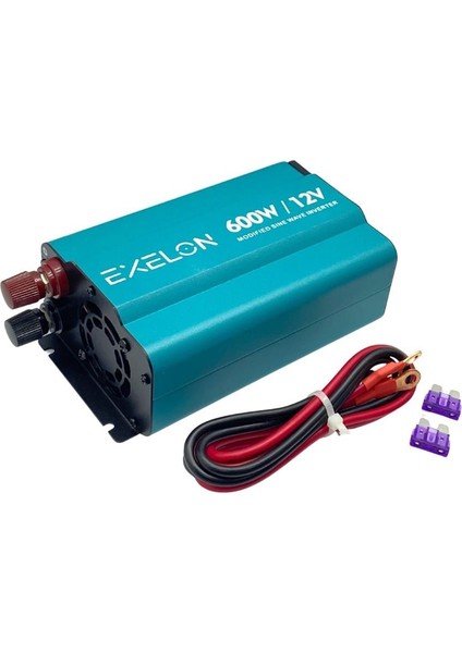 12V Dc 220V Ac Inverter 600W (Modifiye Sinüs) (Usb Çıkışlı-Maşalı) modelleri