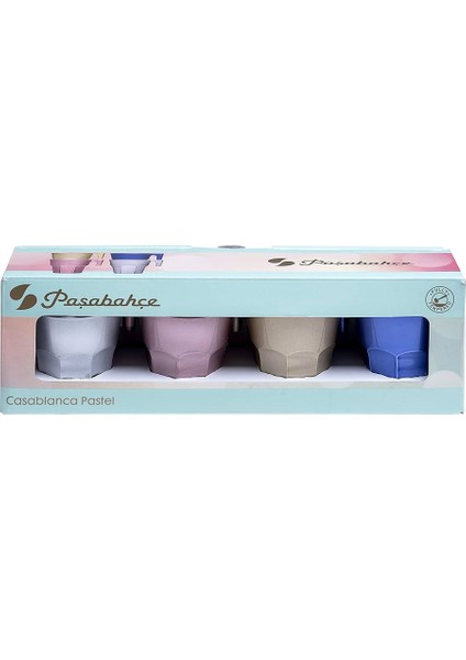 Casablanca 4'lü Metalik Espresso Fincan Seti - 70 ml