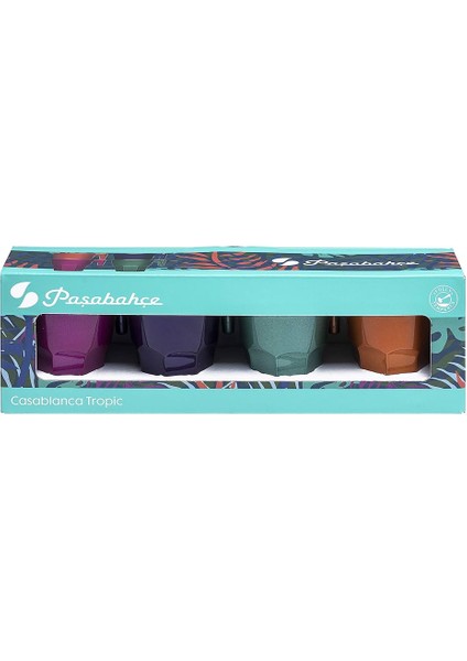 Casablanca 4'lü Metalik Espresso Fincan Seti - 70 ml fiyatları